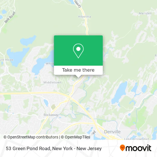 53 Green Pond Road map