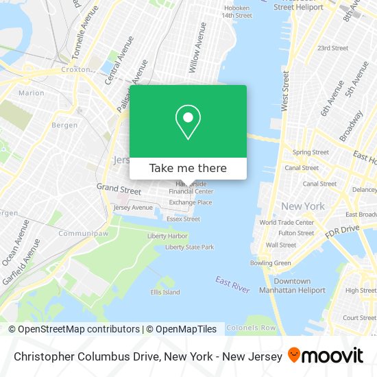 Mapa de Christopher Columbus Drive