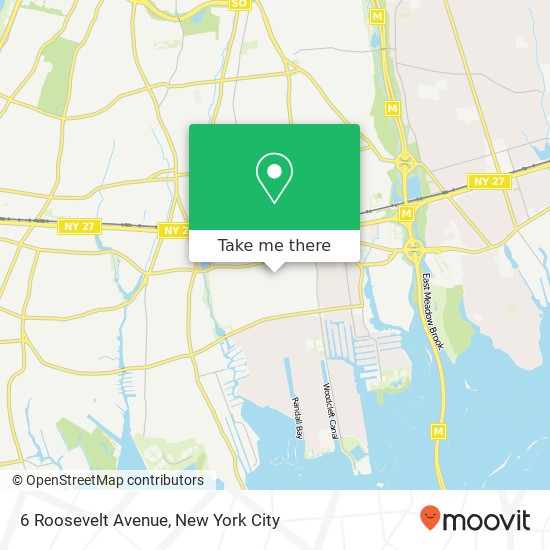 6 Roosevelt Avenue map