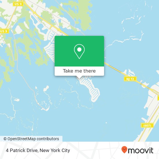 Mapa de 4 Patrick Drive