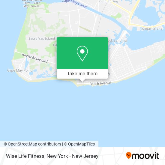 Wise Life Fitness map