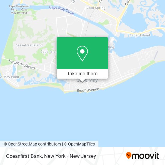 Oceanfirst Bank map