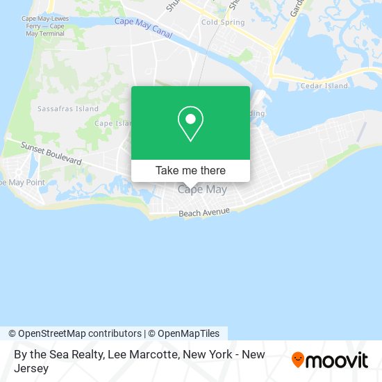 By the Sea Realty, Lee Marcotte map