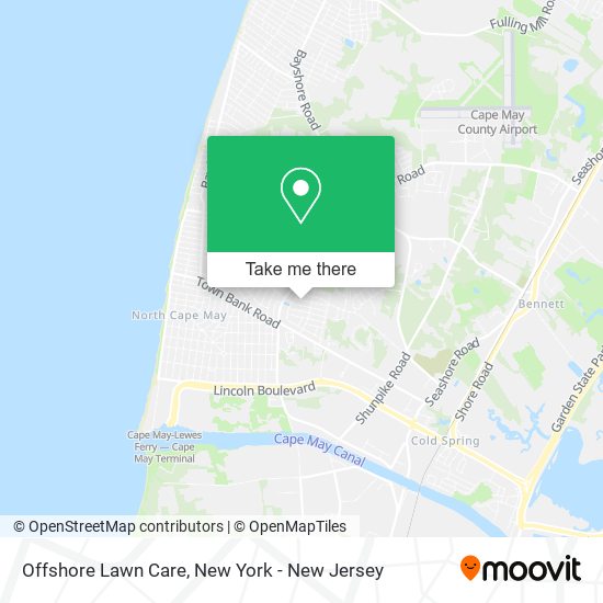 Offshore Lawn Care map