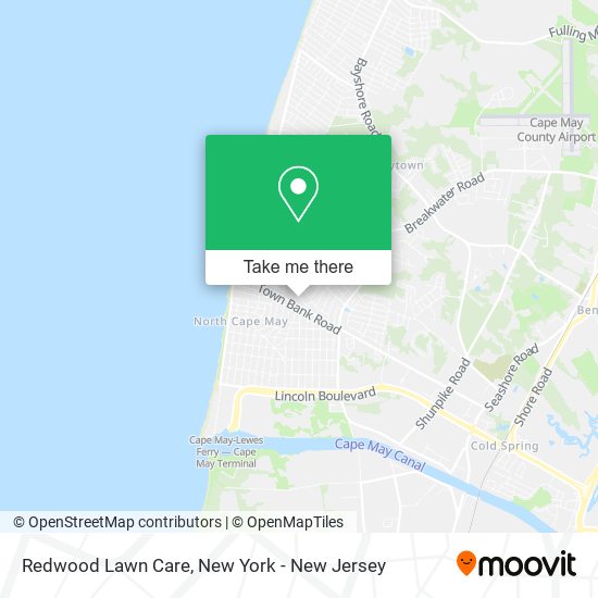 Mapa de Redwood Lawn Care