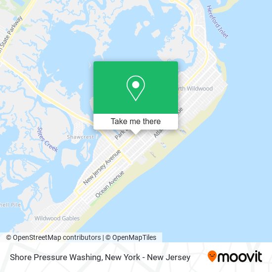 Mapa de Shore Pressure Washing