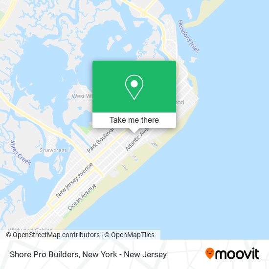 Shore Pro Builders map