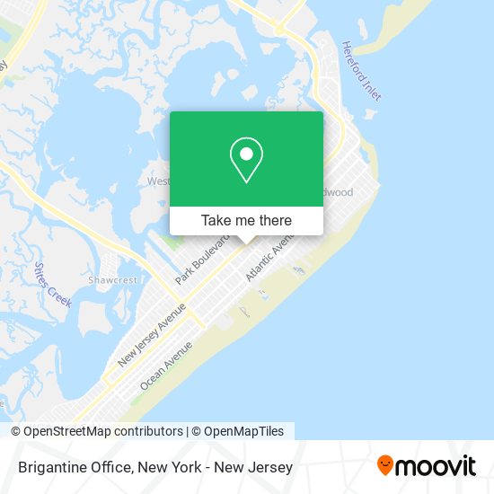 Brigantine Office map