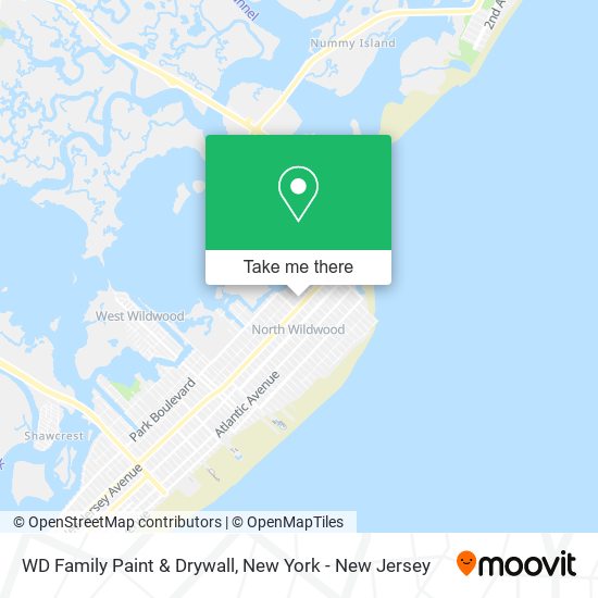 WD Family Paint & Drywall map