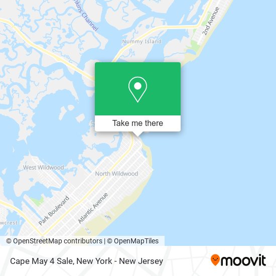 Cape May 4 Sale map