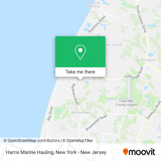 Harris Marine Hauling map