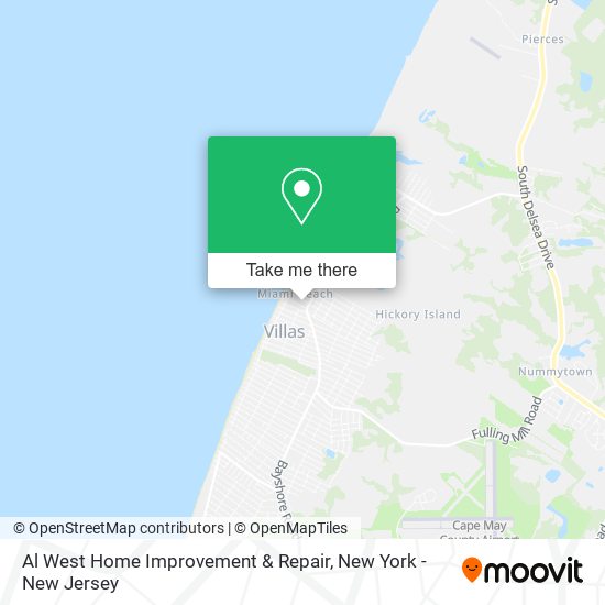 Mapa de Al West Home Improvement & Repair