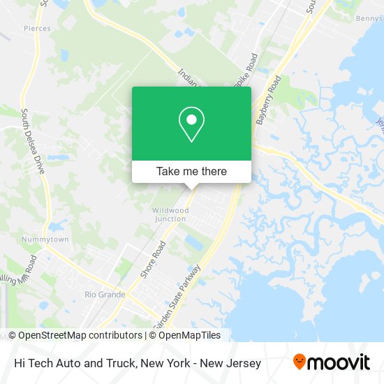 Hi Tech Auto and Truck map