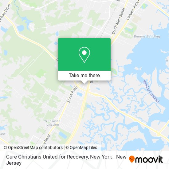 Cure Christians United for Recovery map