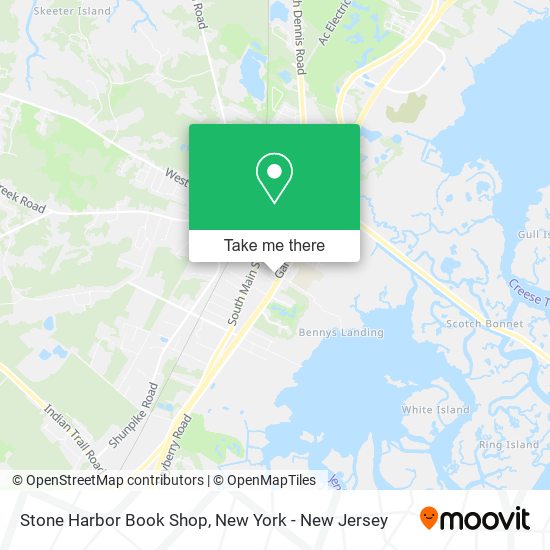 Stone Harbor Book Shop map