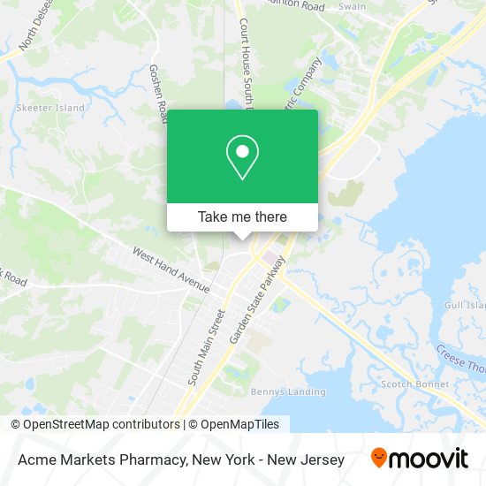 Acme Markets Pharmacy map