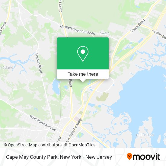 Cape May County Park map
