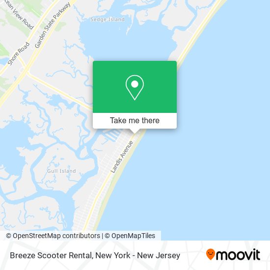 Mapa de Breeze Scooter Rental