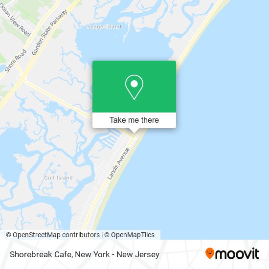Shorebreak Cafe map