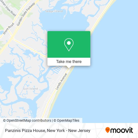 Panzinis Pizza House map