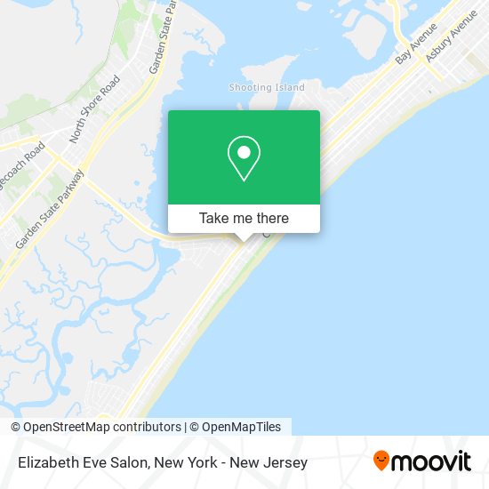 Elizabeth Eve Salon map