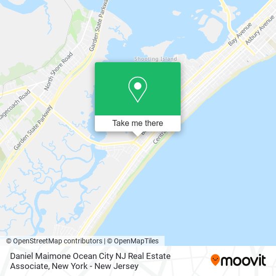 Daniel Maimone Ocean City NJ Real Estate Associate map
