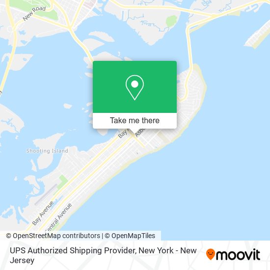 UPS Authorized Shipping Provider map