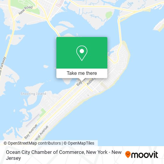 Mapa de Ocean City Chamber of Commerce