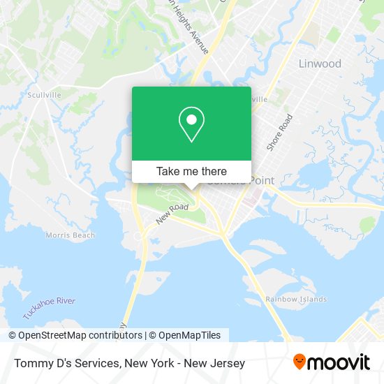 Tommy D's Services map