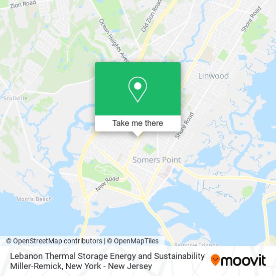 Mapa de Lebanon Thermal Storage Energy and Sustainability Miller-Remick