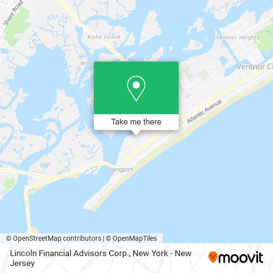 Lincoln Financial Advisors Corp. map