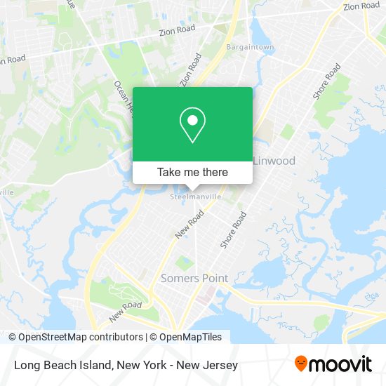 Long Beach Island map