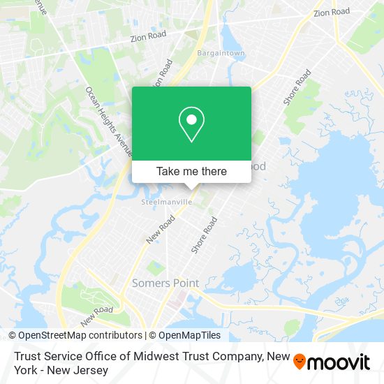 Mapa de Trust Service Office of Midwest Trust Company