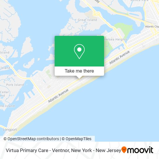 Virtua Primary Care - Ventnor map