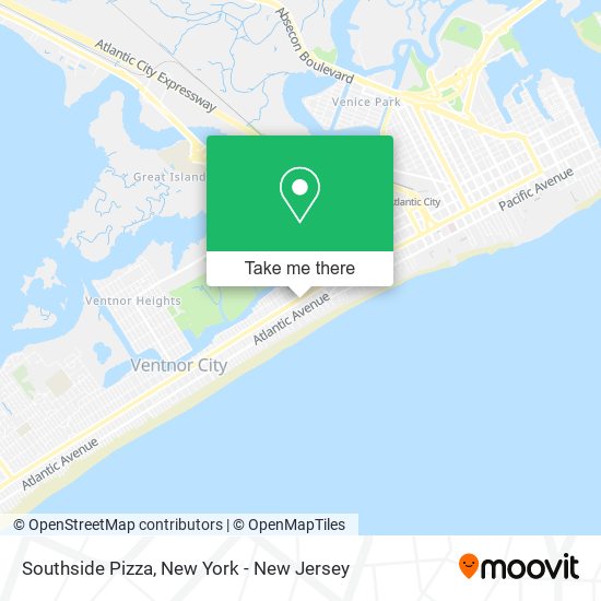 Mapa de Southside Pizza