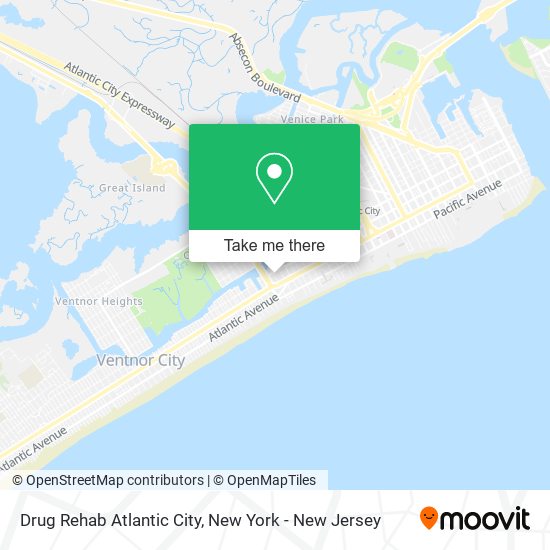 Mapa de Drug Rehab Atlantic City