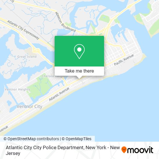 Atlantic City City Police Department map