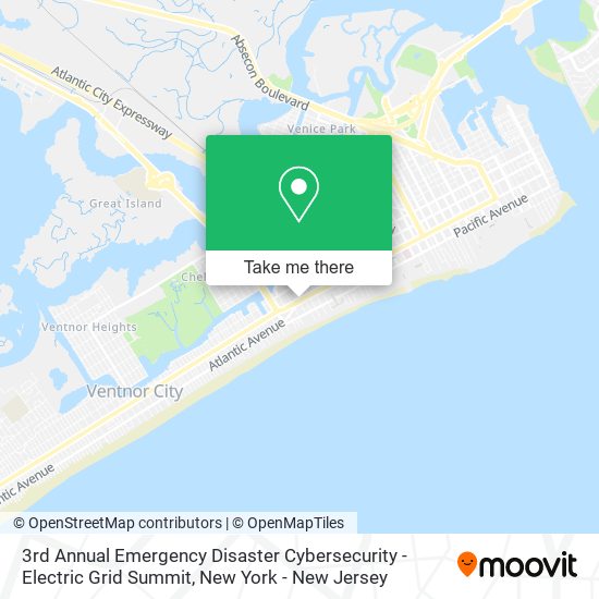 3rd Annual Emergency Disaster Cybersecurity - Electric Grid Summit map