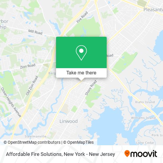 Affordable Fire Solutions map