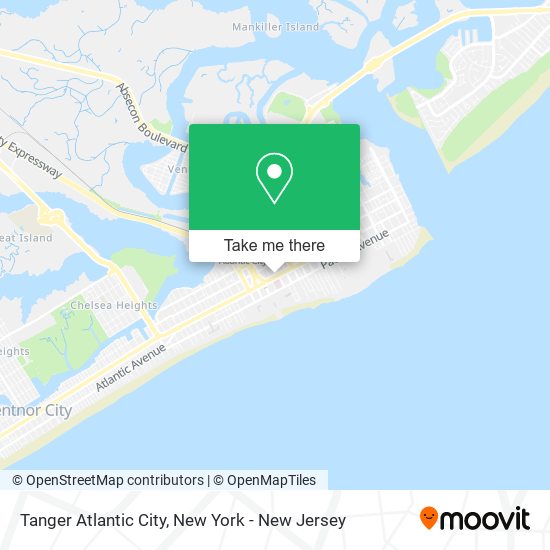 Mapa de Tanger Atlantic City