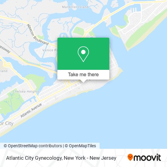 Atlantic City Gynecology map