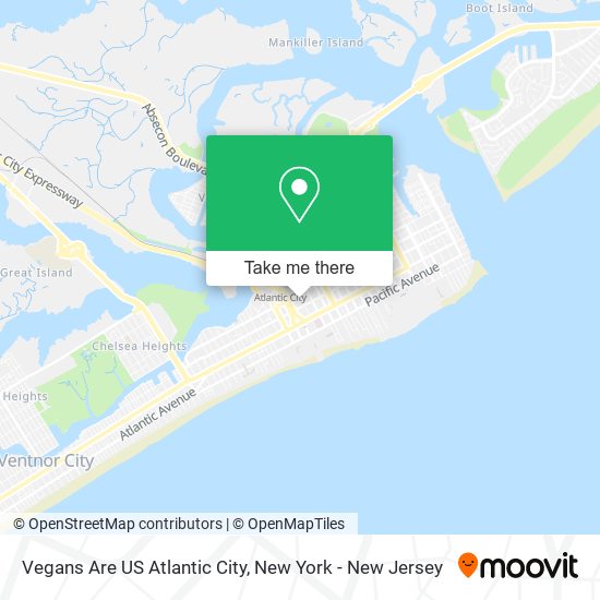 Vegans Are US Atlantic City map
