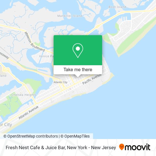 Fresh Nest Cafe & Juice Bar map