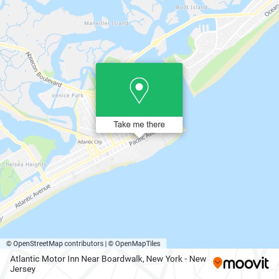 Atlantic Motor Inn Near Boardwalk map