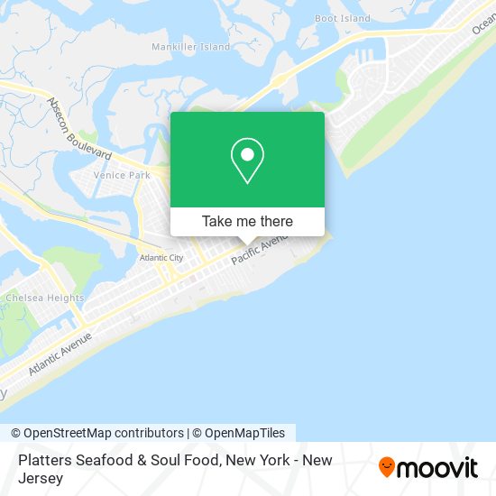 Mapa de Platters Seafood & Soul Food
