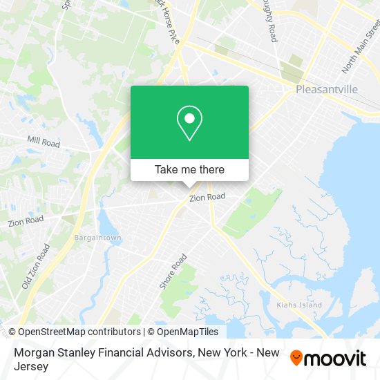 Morgan Stanley Financial Advisors map