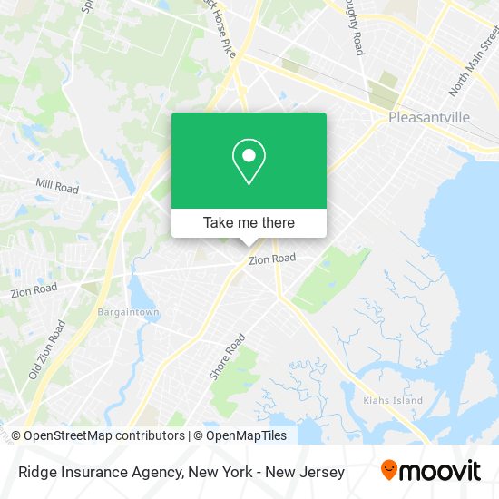 Mapa de Ridge Insurance Agency