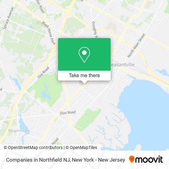 Companies in Northfield NJ map