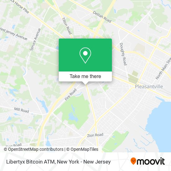 Libertyx Bitcoin ATM map