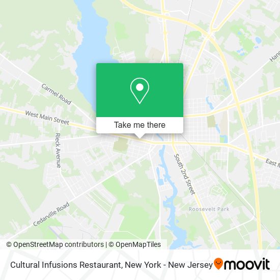 Cultural Infusions Restaurant map